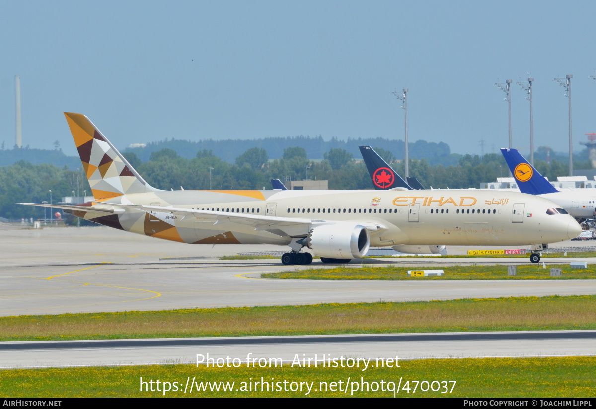 Aircraft Photo of A6-BLN | Boeing 787-9 Dreamliner | Etihad Airways | AirHistory.net #470037