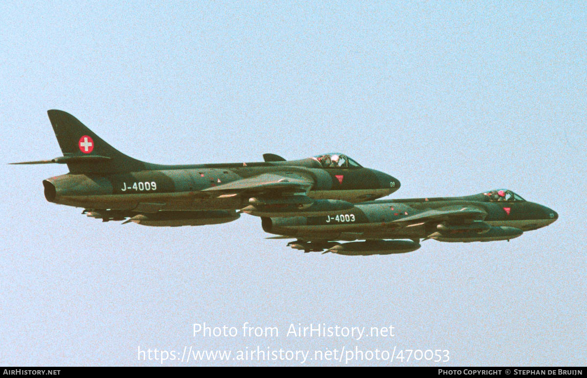 Aircraft Photo of J-4009 | Hawker Hunter F58 | Switzerland - Air Force | AirHistory.net #470053