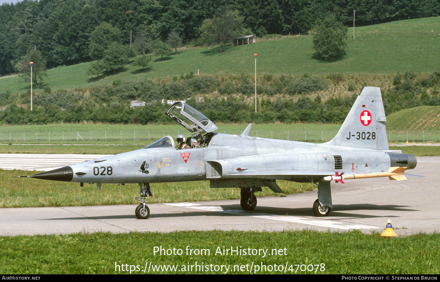 Aircraft Photo of J-3028 | Northrop F-5E Tiger II | Switzerland - Air Force | AirHistory.net #470078