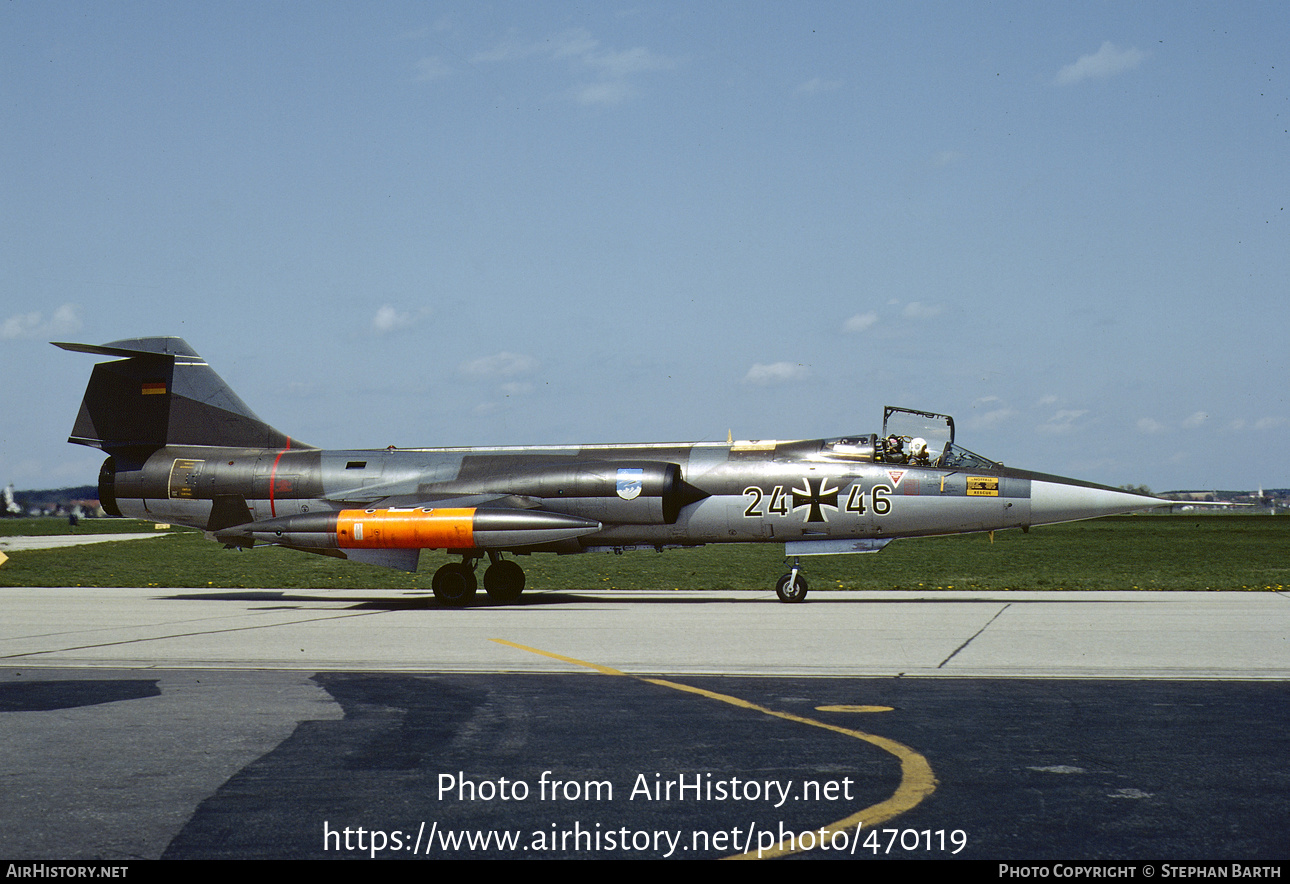 Aircraft Photo of 2446 | Lockheed F-104G Starfighter | Germany - Air Force | AirHistory.net #470119