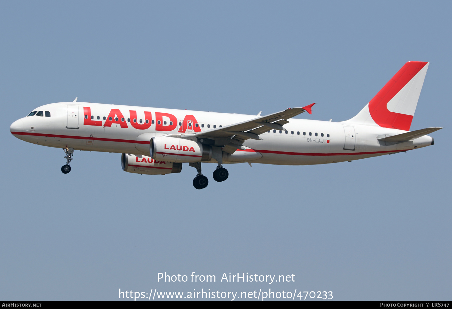 Aircraft Photo of 9H-LAJ | Airbus A320-232 | Lauda | AirHistory.net #470233