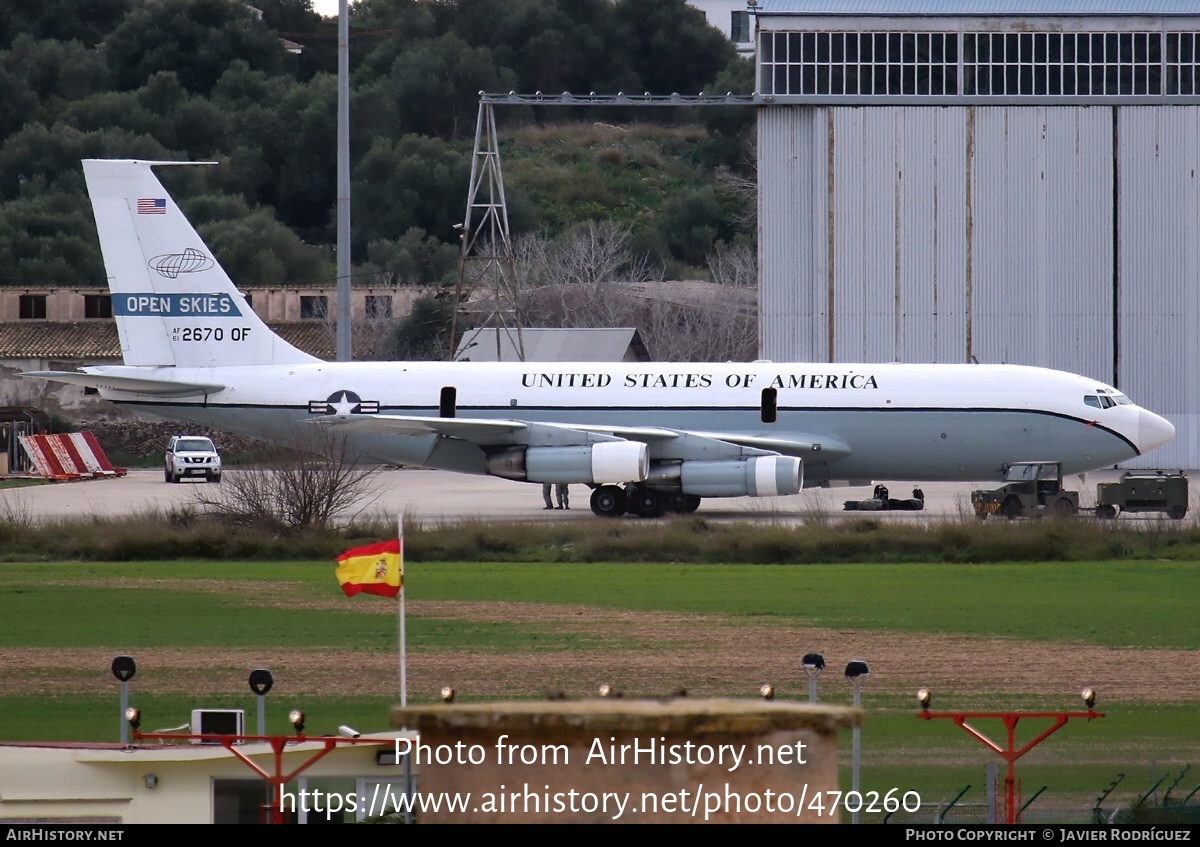 Aircraft Photo of 61-2670 / AF61-2670 | Boeing OC-135B | USA - Air Force | AirHistory.net #470260