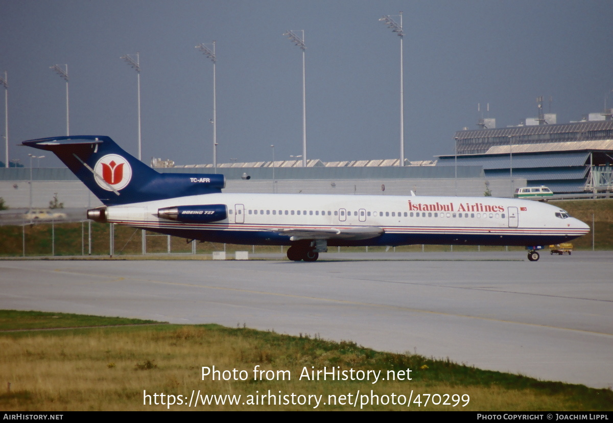 Aircraft Photo of TC-AFR | Boeing 727-230/Adv | Istanbul Airlines | AirHistory.net #470299