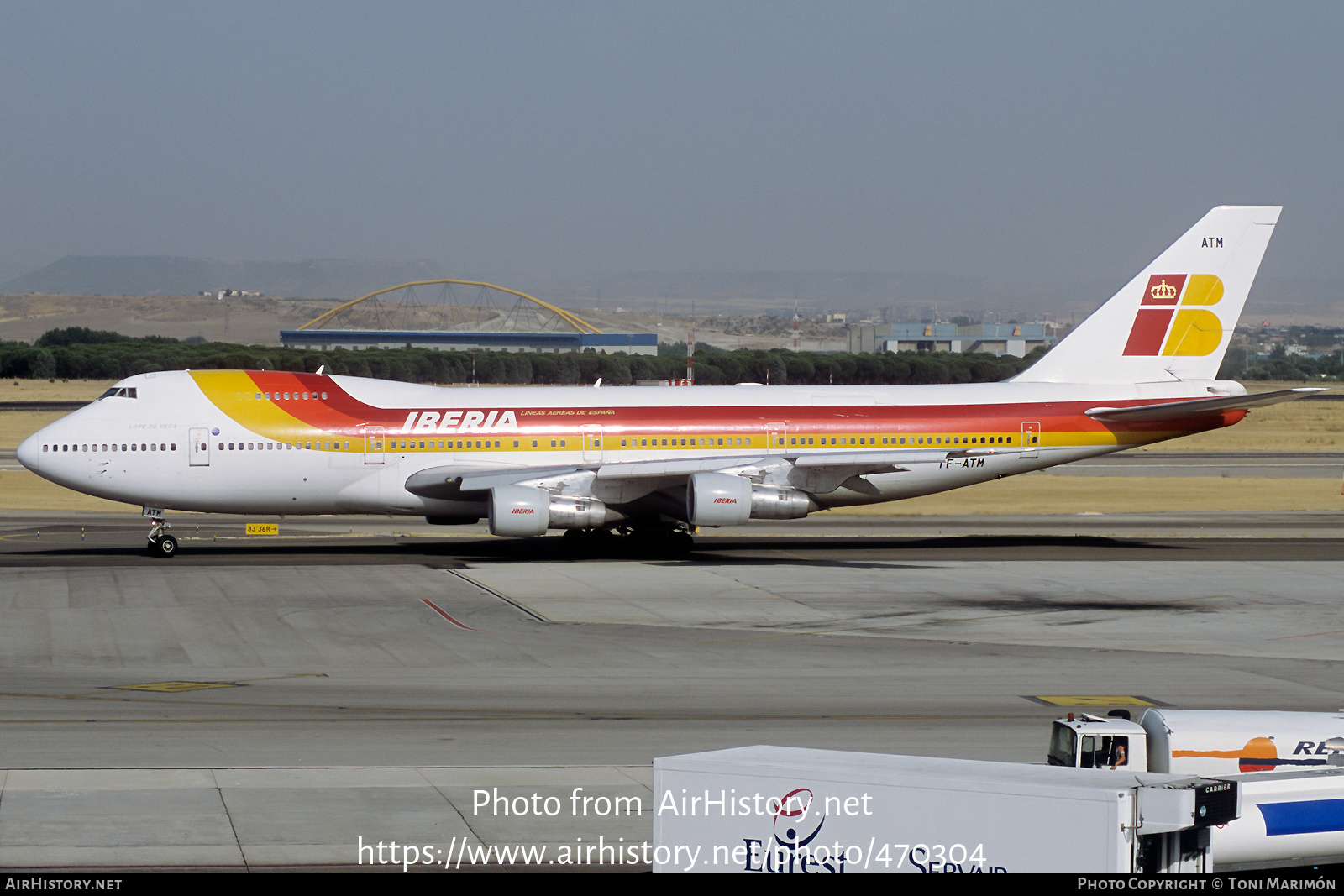 Aircraft Photo of TF-ATM | Boeing 747-256BM | Iberia | AirHistory.net #470304