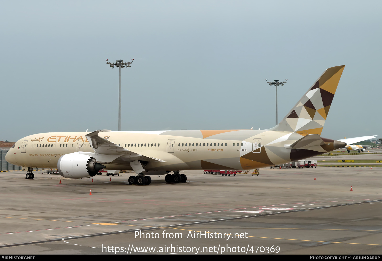 Aircraft Photo of A6-BLE | Boeing 787-9 Dreamliner | Etihad Airways | AirHistory.net #470369