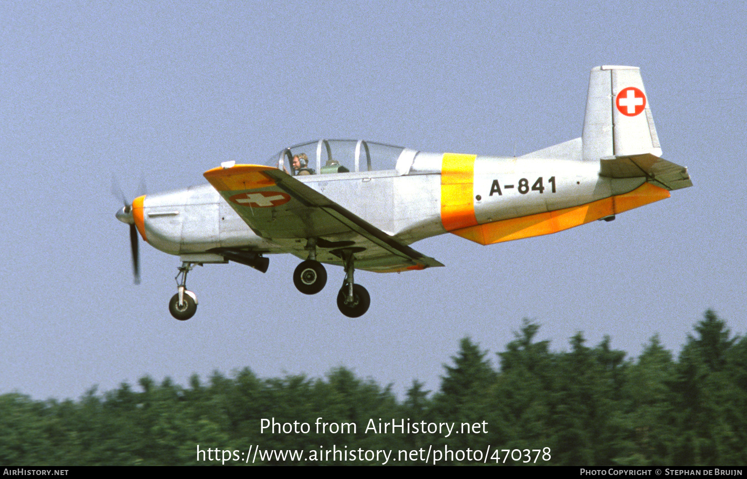 Aircraft Photo of A-841 | Pilatus P-3-05 | Switzerland - Air Force | AirHistory.net #470378