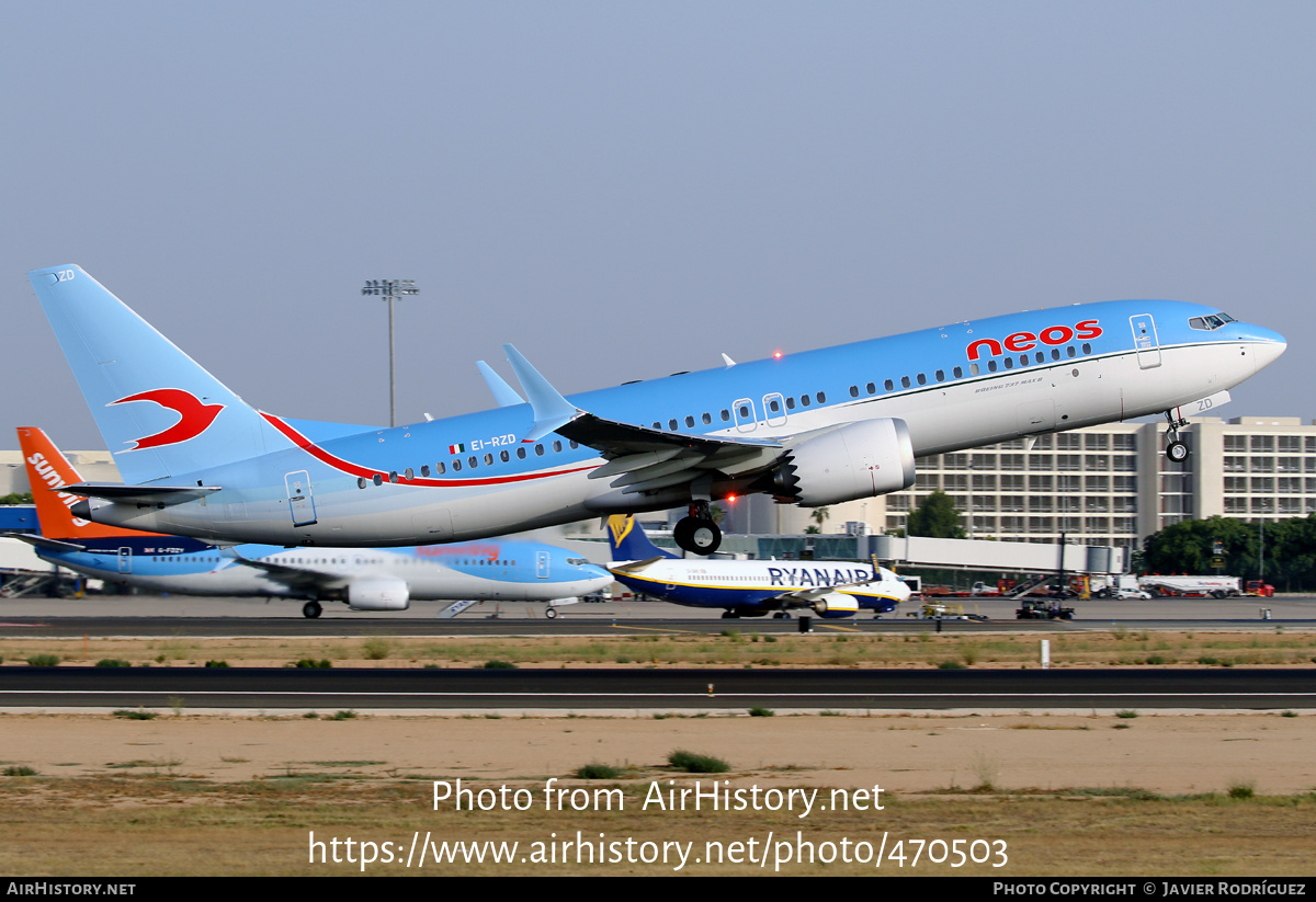 Aircraft Photo of EI-RZD | Boeing 737-8 Max 8 | Neos | AirHistory.net #470503