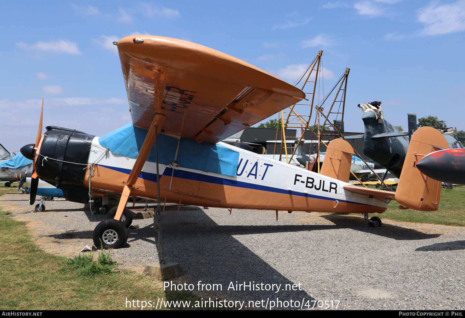 Aircraft Photo of F-BJLR | Max Holste MH.1521M Broussard | UAT - Union Aeromaritime de Transport | AirHistory.net #470517