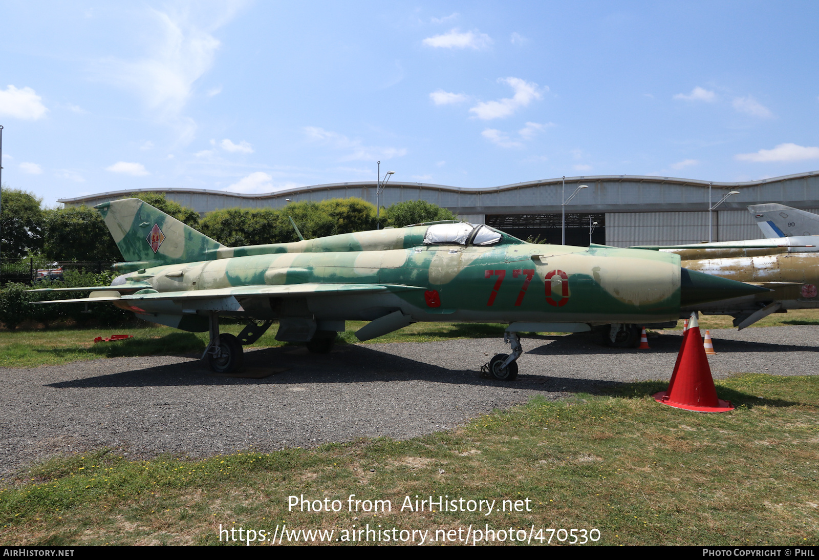 Aircraft Photo of 770 | Mikoyan-Gurevich MiG-21SPS | East Germany - Air Force | AirHistory.net #470530