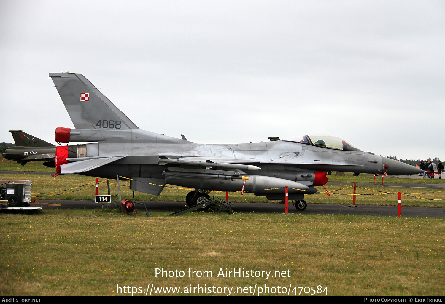 Aircraft Photo of 4068 | General Dynamics F-16C Fighting Falcon | Poland - Air Force | AirHistory.net #470584