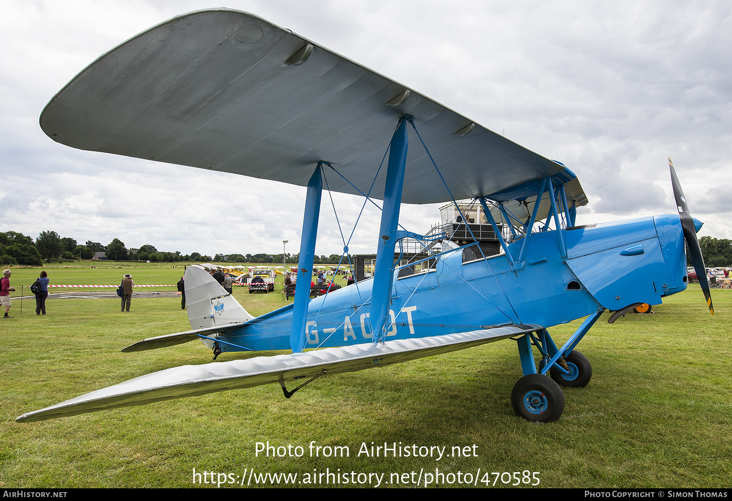 Aircraft Photo of G-AODT | De Havilland D.H. 82A Tiger Moth II | AirHistory.net #470585