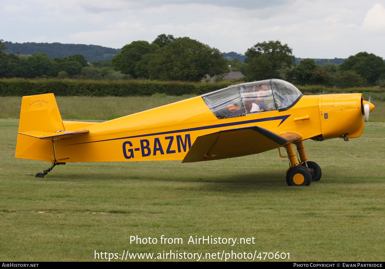 Aircraft Photo of G-BAZM | Jodel D-11 | AirHistory.net #470601