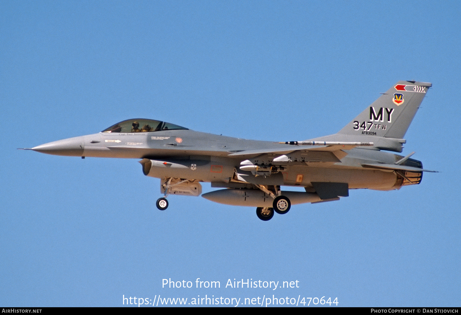 Aircraft Photo of 83-1094 / AF83-094 | General Dynamics F-16A Fighting Falcon | USA - Air Force | AirHistory.net #470644