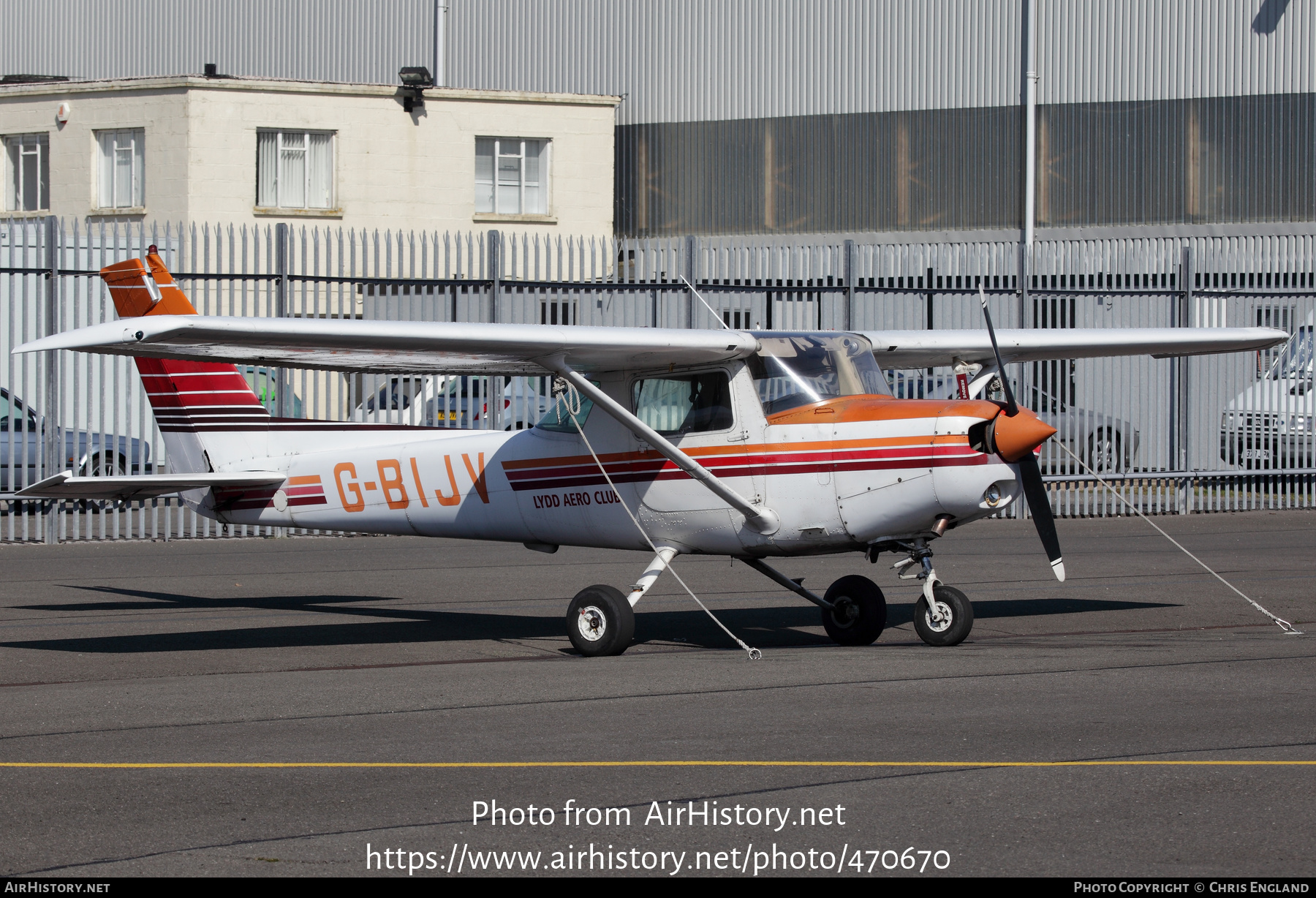 Aircraft Photo of G-BIJV | Reims F152 | Lydd Aero Club | AirHistory.net #470670