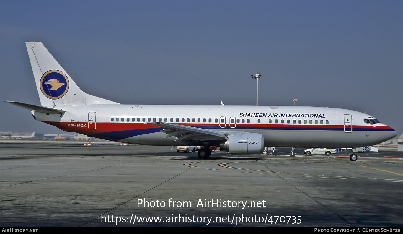 Aircraft Photo of 9M-MQK | Boeing 737-4H6 | Shaheen Air International | AirHistory.net #470735