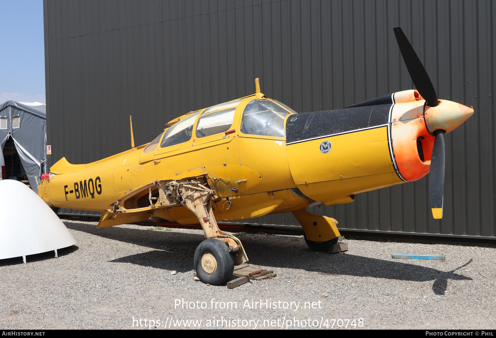 Aircraft Photo of F-BMQG | Morane-Saulnier MS-733 Alcyon | AirHistory.net #470748