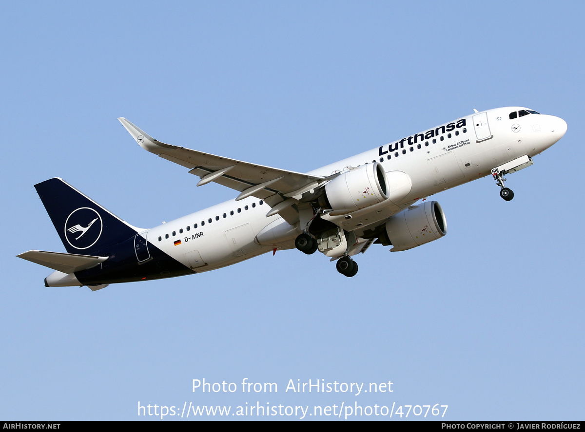 Aircraft Photo of D-AINR | Airbus A320-271N | Lufthansa | AirHistory.net #470767