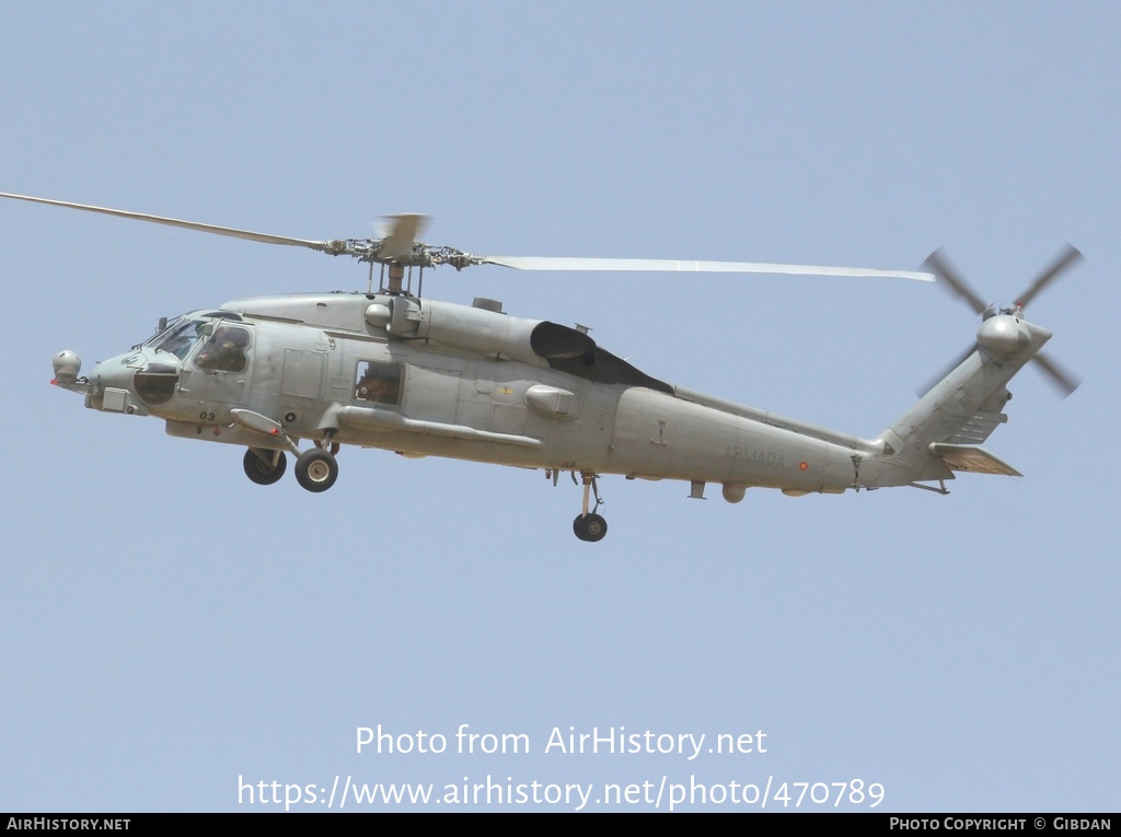 Aircraft Photo of HS.23-03 | Sikorsky SH-60B Seahawk (S-70B-1) | Spain - Navy | AirHistory.net #470789