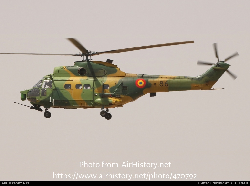 Aircraft Photo of 86 | Aerospatiale IAR-330L/SOCAT Puma | Romania - Air Force | AirHistory.net #470792