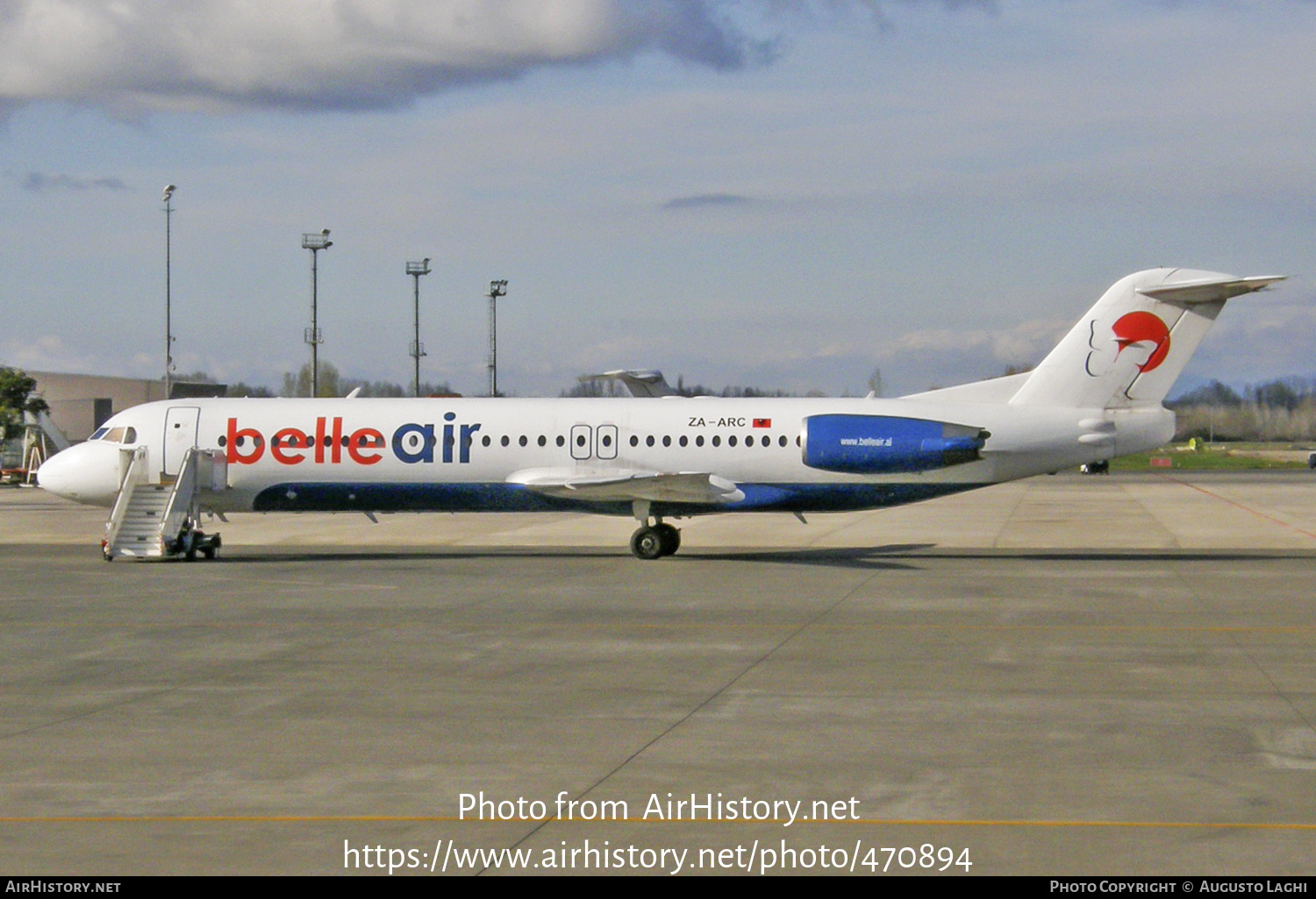 Aircraft Photo of ZA-ARC | Fokker 100 (F28-0100) | Belle Air | AirHistory.net #470894