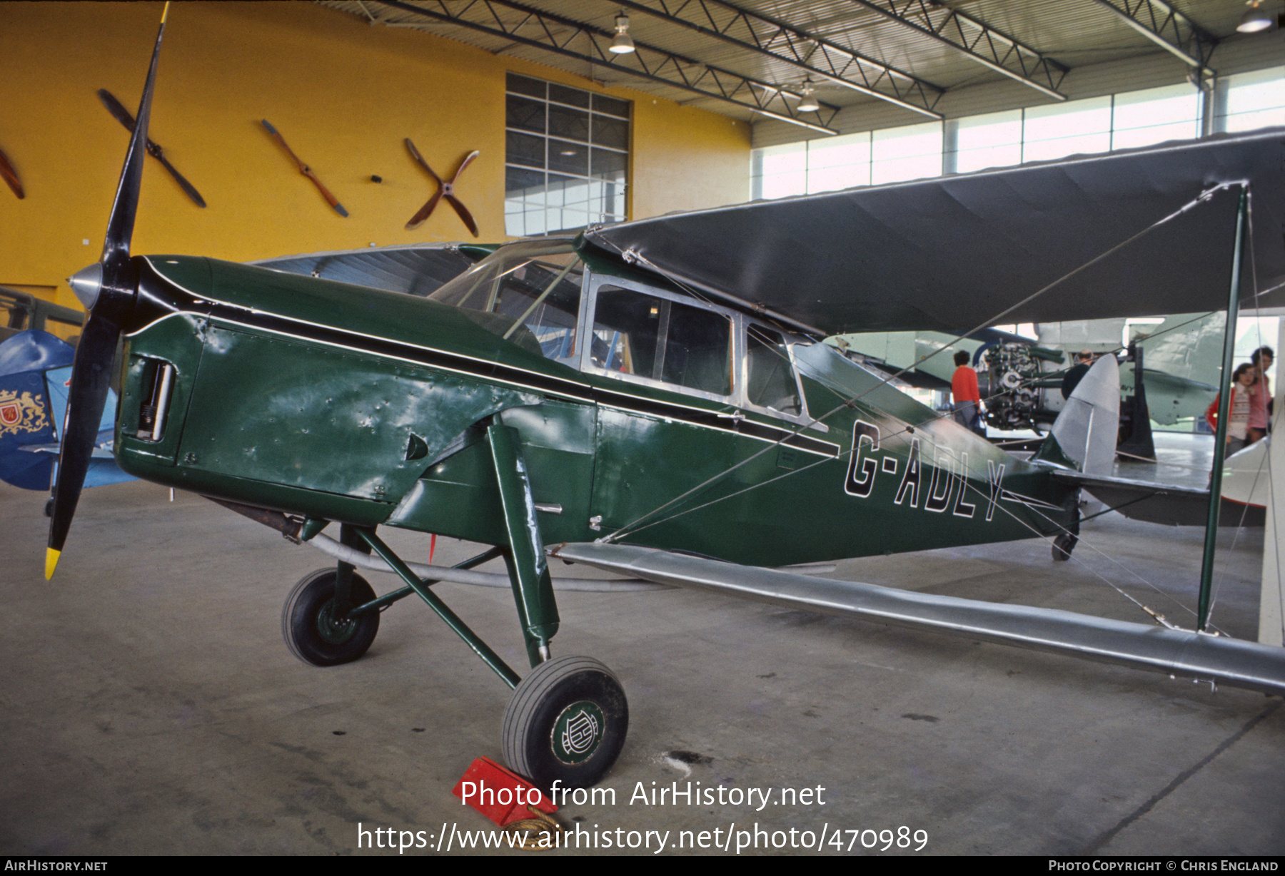 Aircraft Photo of G-ADLY | De Havilland D.H. 87B Hornet Moth | AirHistory.net #470989