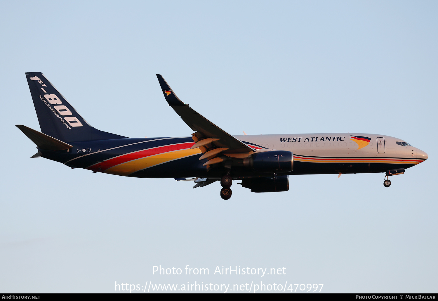 Aircraft Photo of G-NPTA | Boeing 737-86N/BCF | West Atlantic Cargo Airlines | AirHistory.net #470997