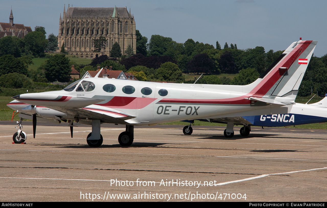 Aircraft Photo of OE-FOX | Cessna 340A | AirHistory.net #471004