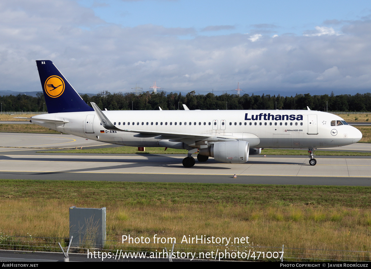 Aircraft Photo of D-AIWA | Airbus A320-214 | Lufthansa | AirHistory.net #471007