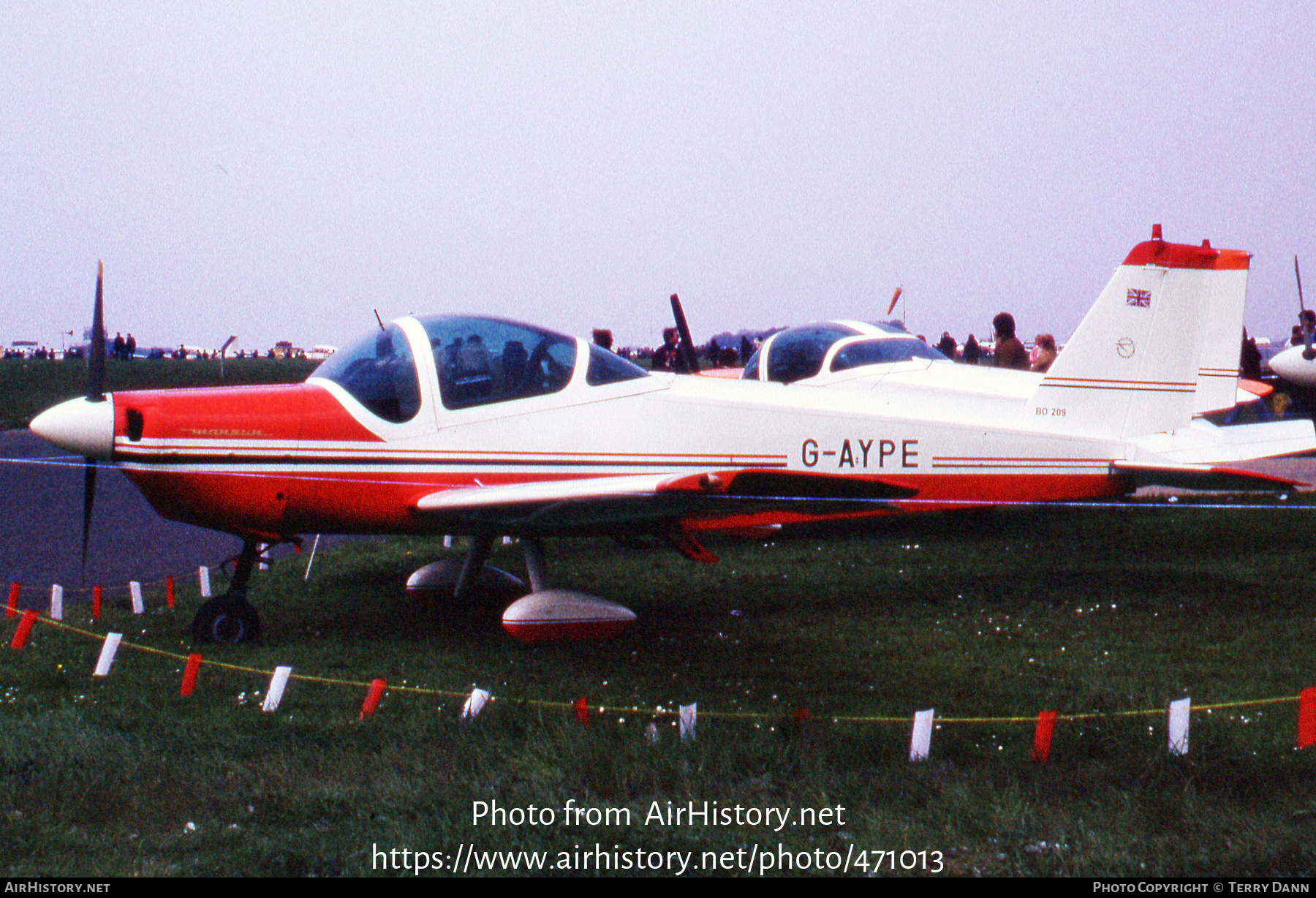 Aircraft Photo of G-AYPE | Bolkow BO-209 Monsun | AirHistory.net #471013