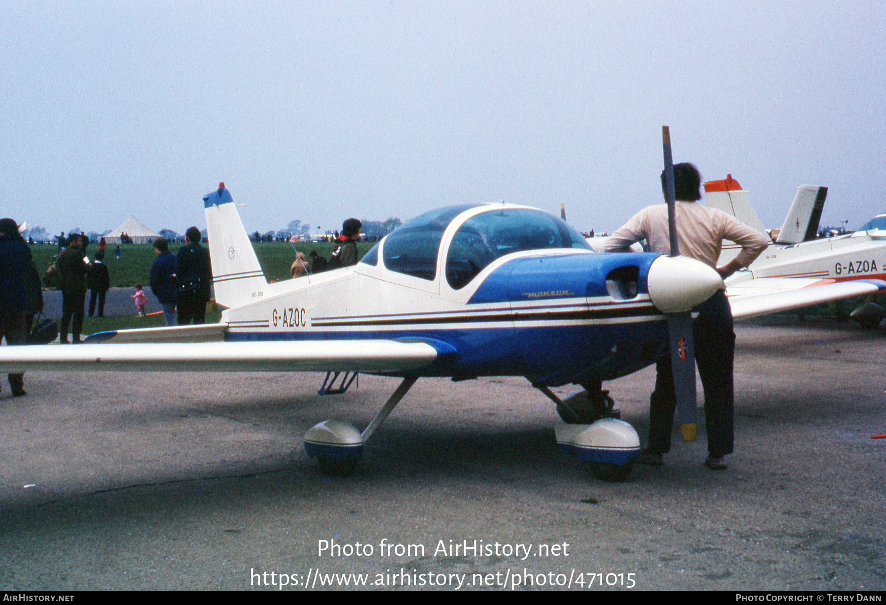 Aircraft Photo of G-AZOC | Bolkow BO-209 Monsun 150FF | AirHistory.net #471015