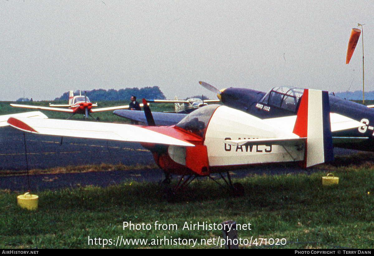 Aircraft Photo of G-AWLS | Tipsy T-66 Nipper RA45 Srs 3 | AirHistory.net #471020