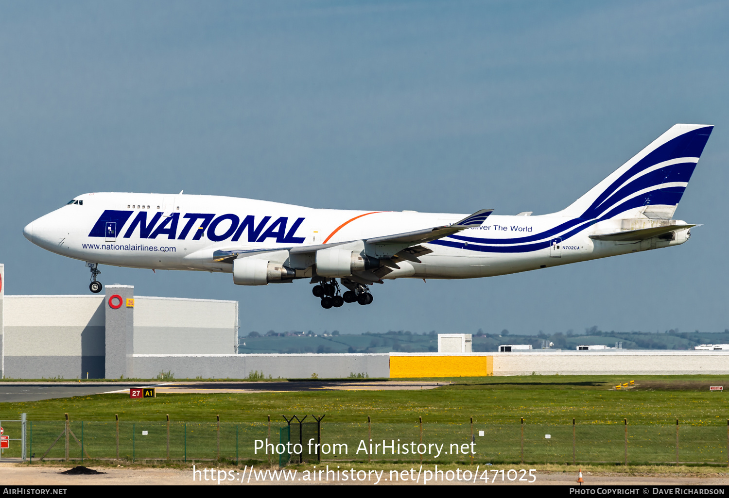 Aircraft Photo of N702CA | Boeing 747-412(BCF) | National Airlines | AirHistory.net #471025