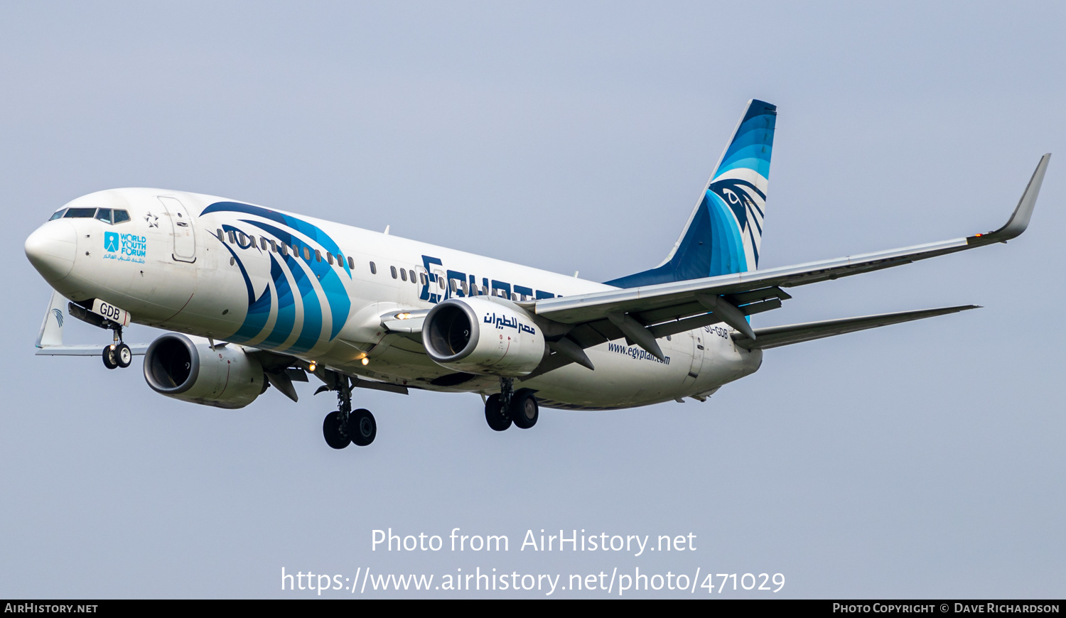 Aircraft Photo of SU-GDB | Boeing 737-866 | EgyptAir | AirHistory.net #471029