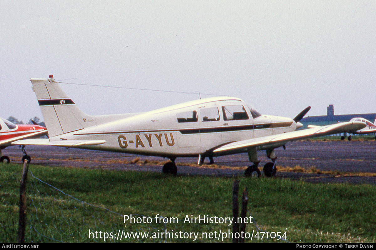 Aircraft Photo of G-AYYU | Beech C23 Sundowner 180 | AirHistory.net #471054