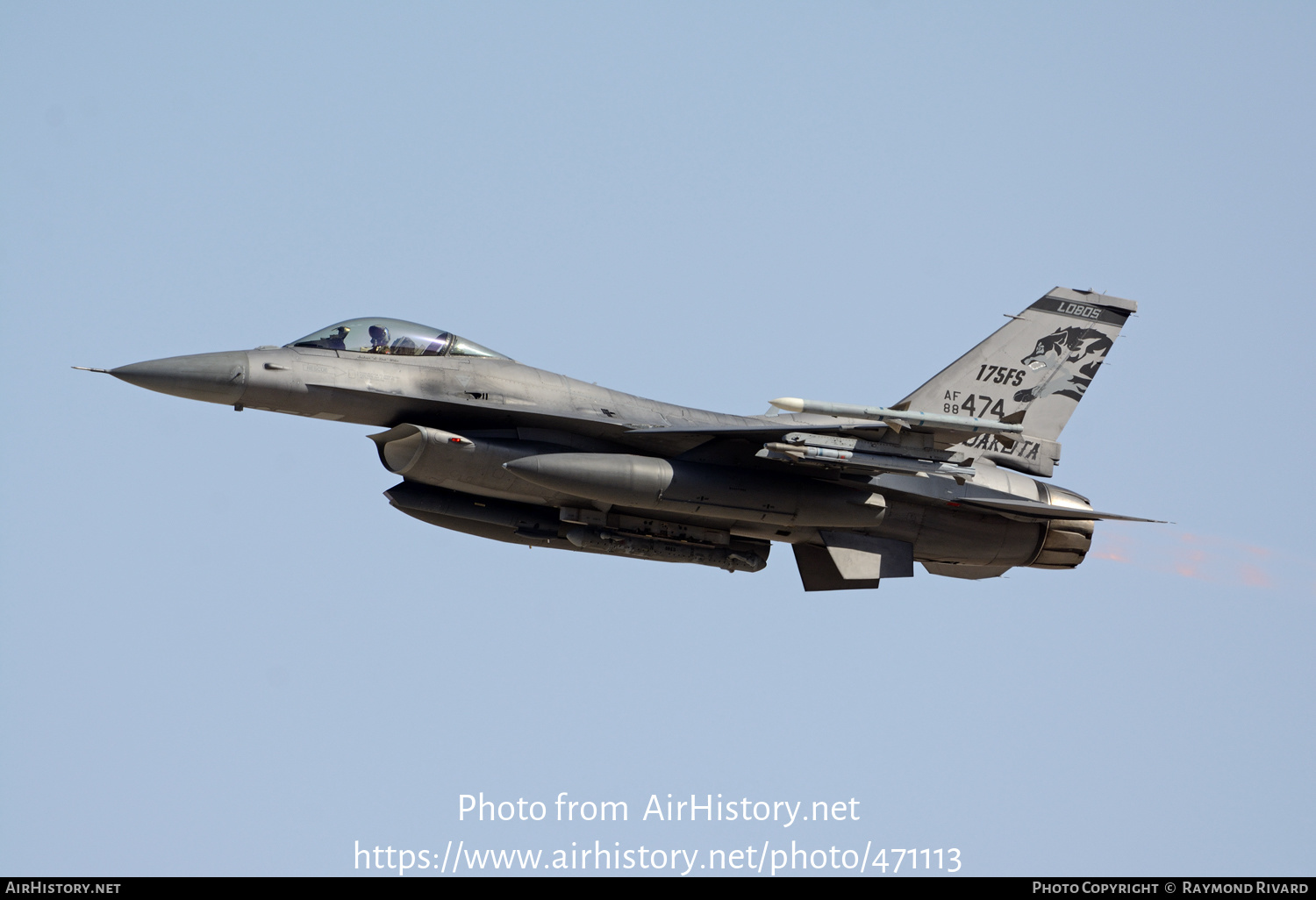 Aircraft Photo of 88-0474 / AF88-474 | General Dynamics F-16CM Fighting Falcon | USA - Air Force | AirHistory.net #471113