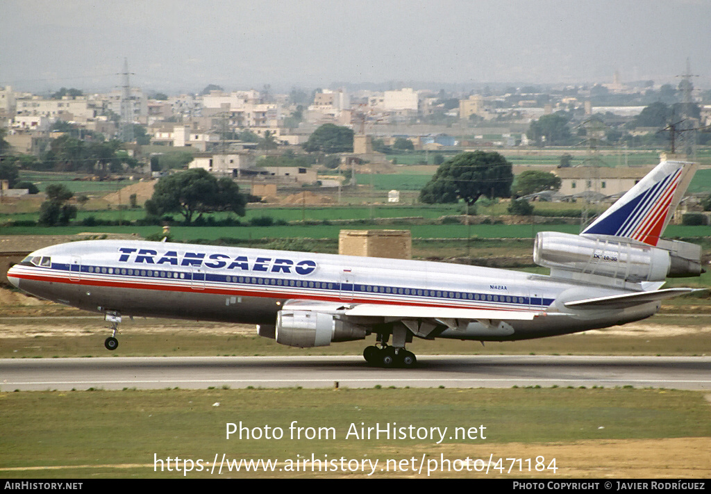 Aircraft Photo of N142AA | McDonnell Douglas DC-10-30 | Transaero Airlines | AirHistory.net #471184