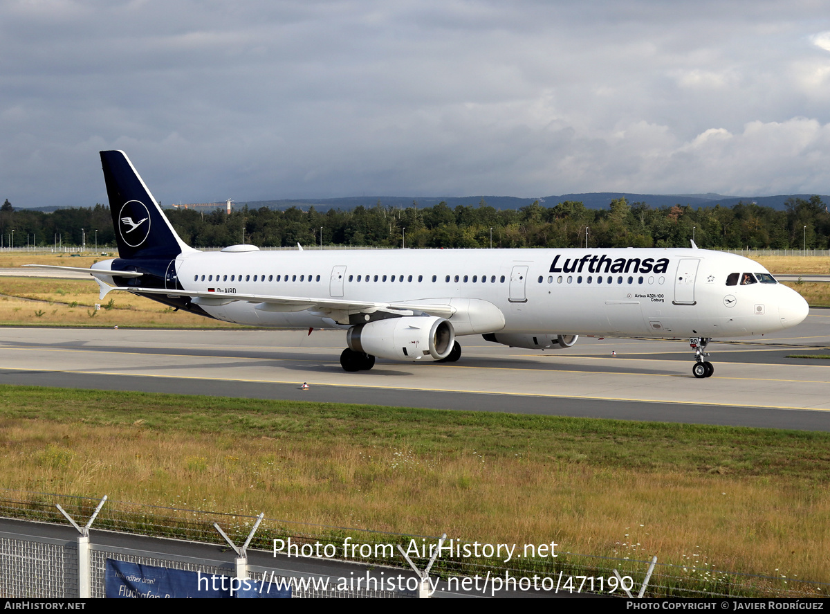 Aircraft Photo of D-AIRD | Airbus A321-131 | Lufthansa | AirHistory.net #471190