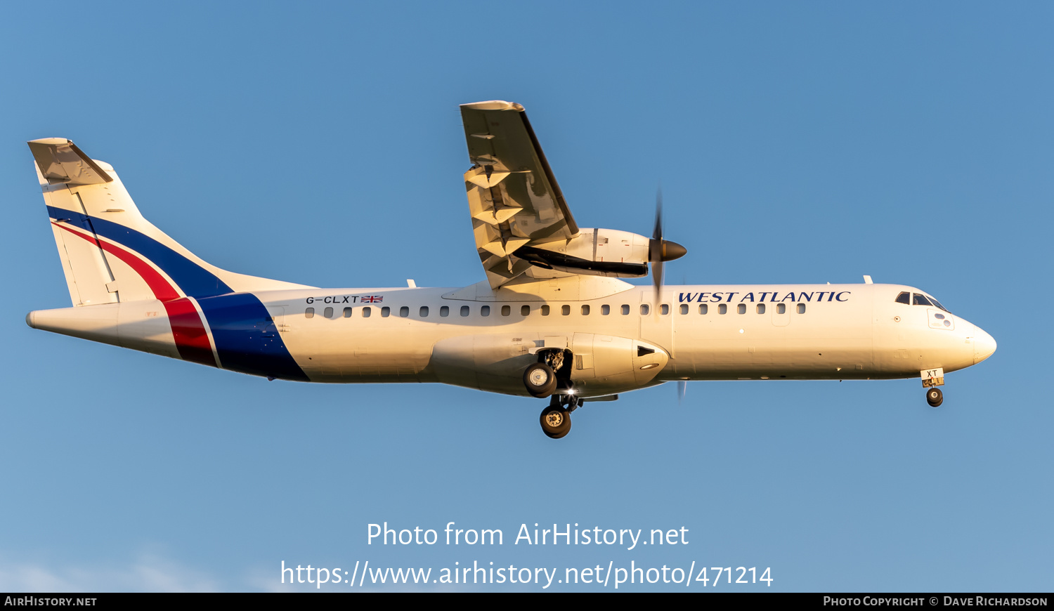 Aircraft Photo of G-CLXT | ATR ATR-72-212/F | West Atlantic Cargo Airlines | AirHistory.net #471214