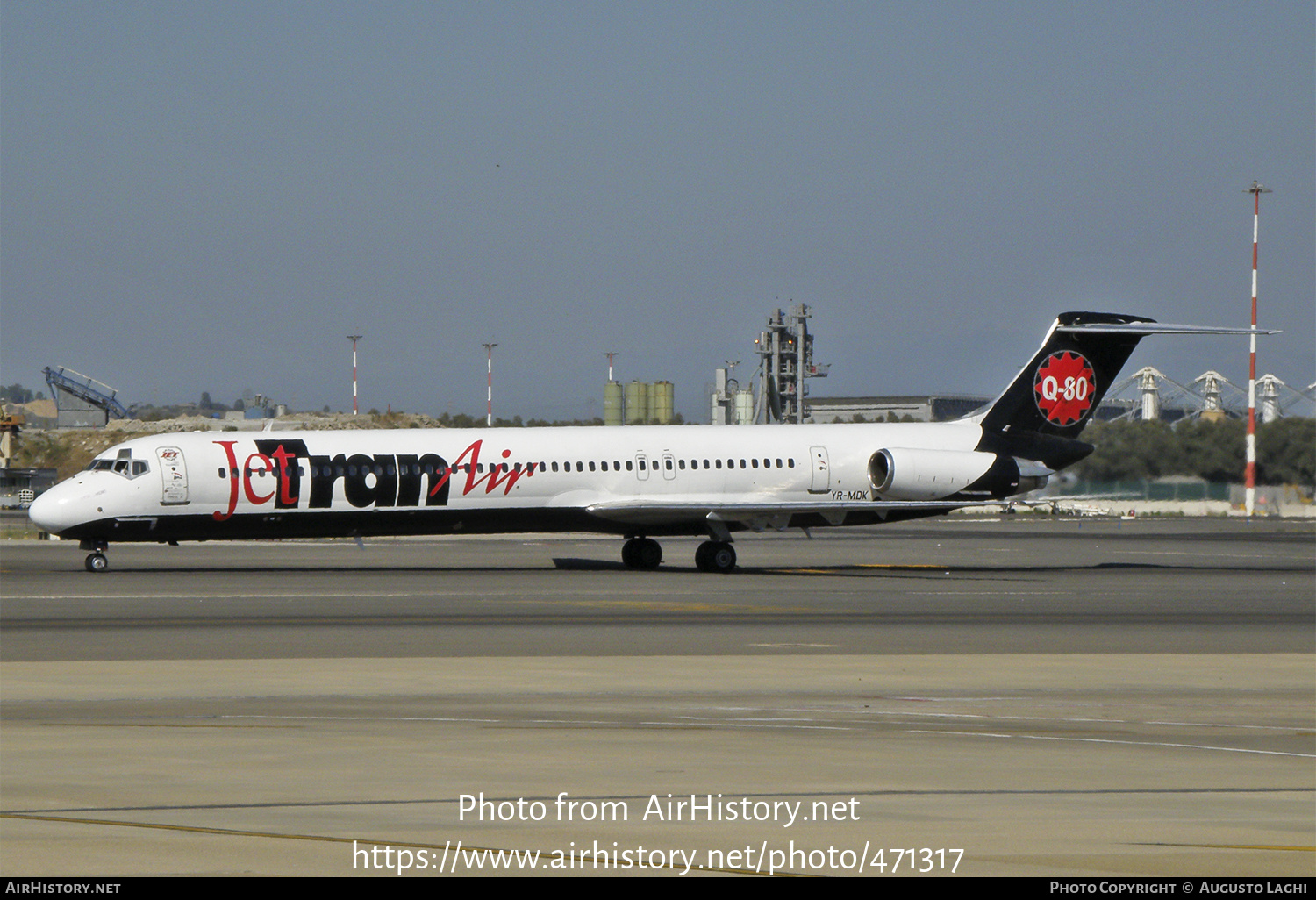 Aircraft Photo of YR-MDK | McDonnell Douglas MD-82 (DC-9-82) | JeTran Air | AirHistory.net #471317