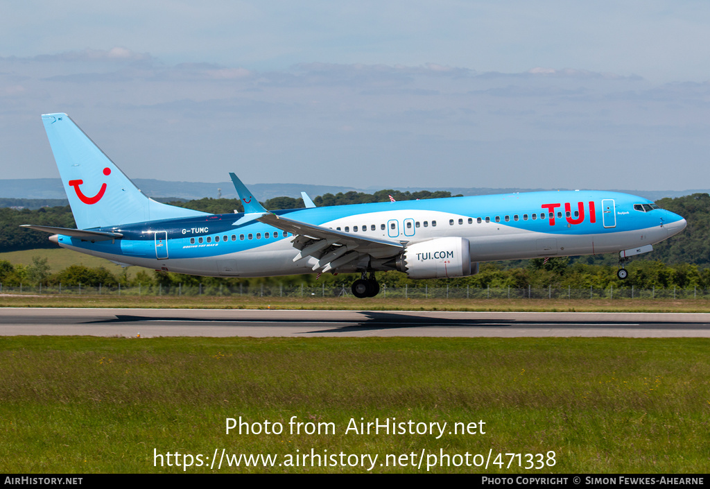 Aircraft Photo of G-TUMC | Boeing 737-8 Max 8 | TUI | AirHistory.net #471338