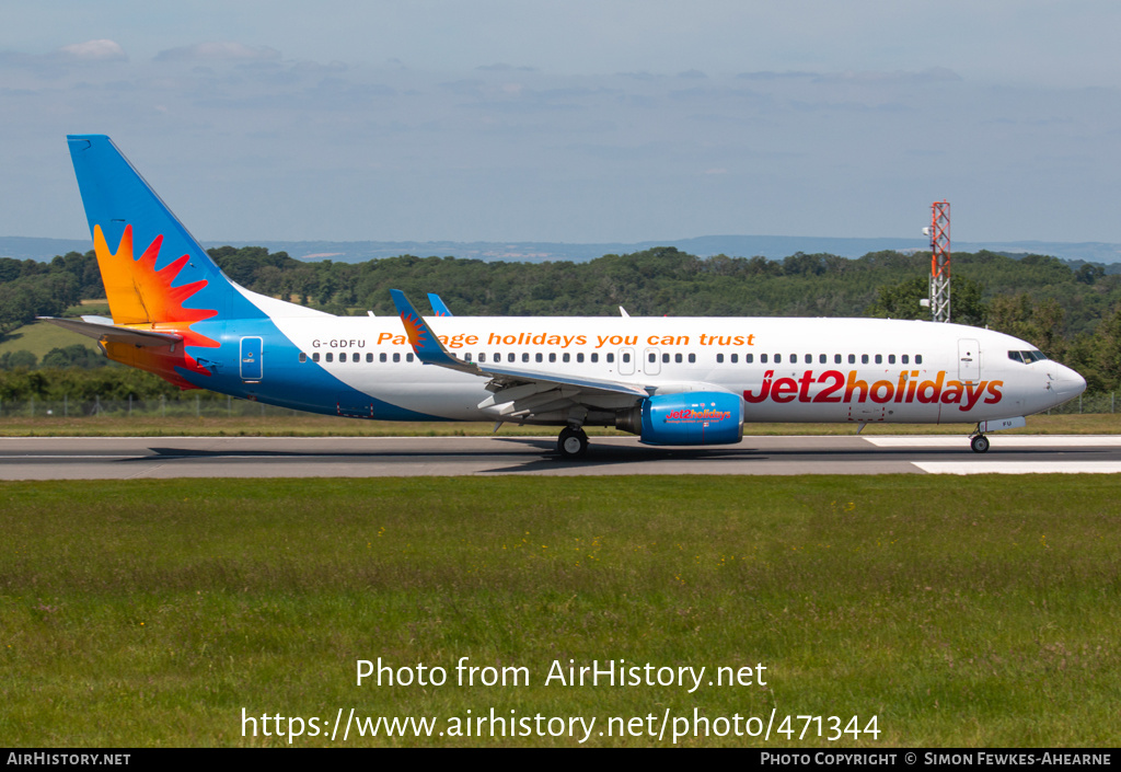 Aircraft Photo of G-GDFU | Boeing 737-8K5 | Jet2 Holidays | AirHistory.net #471344