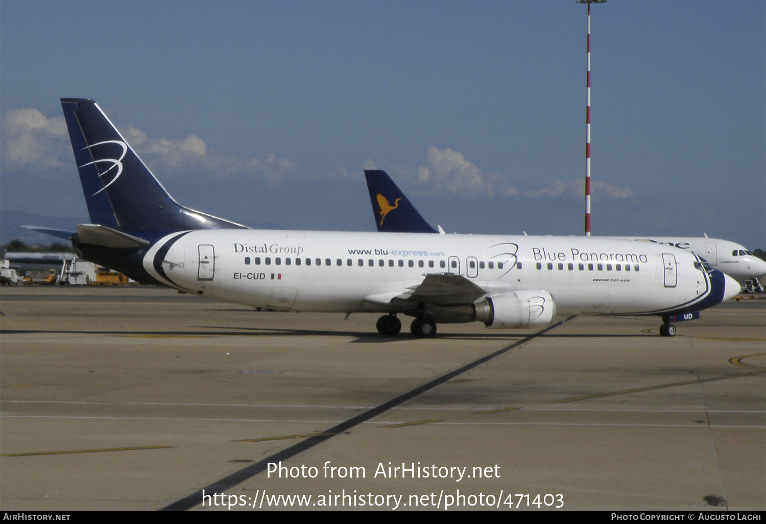 Aircraft Photo of EI-CUD | Boeing 737-4Q8 | Blue Panorama Airlines | AirHistory.net #471403