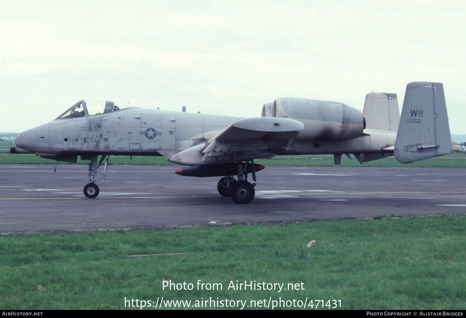 Aircraft Photo of 77-0252 / 77252 | Fairchild A-10A Thunderbolt II | USA - Air Force | AirHistory.net #471431