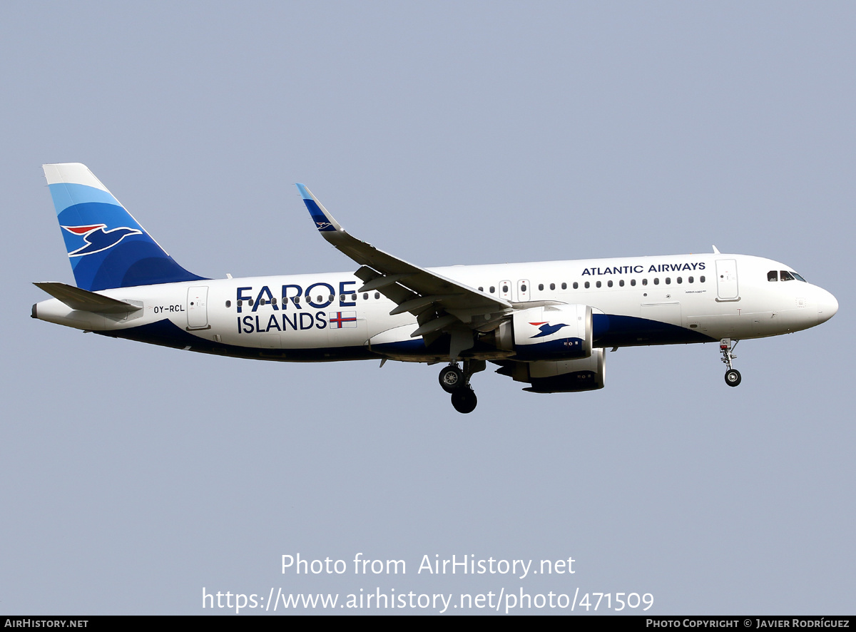 Aircraft Photo of OY-RCL | Airbus A320-251N | Atlantic Airways | AirHistory.net #471509