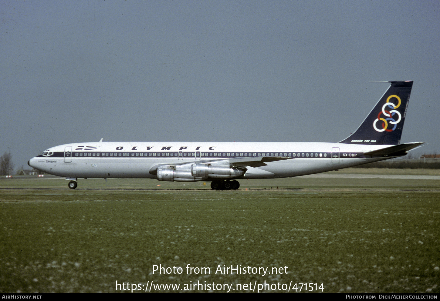 Aircraft Photo of SX-DBP | Boeing 707-351C | Olympic | AirHistory.net #471514