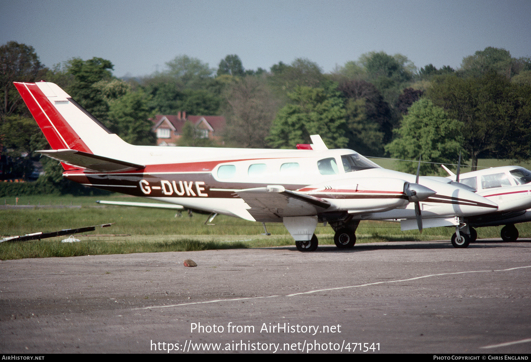 Aircraft Photo of G-DUKE | Beech 60 Duke | AirHistory.net #471541