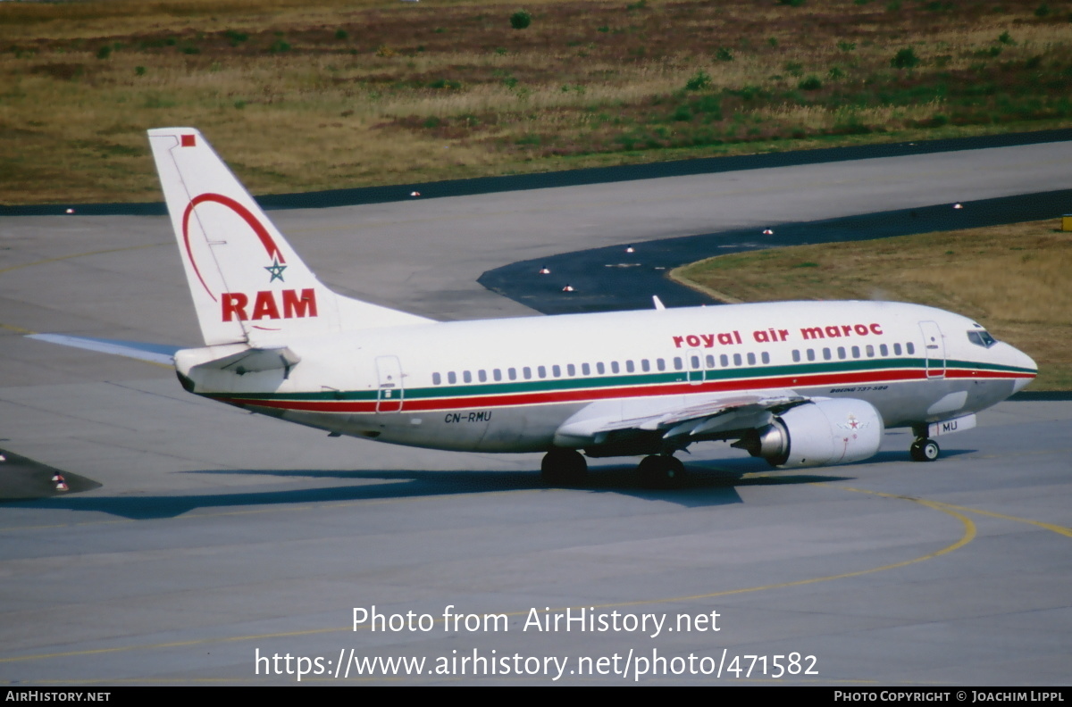 Aircraft Photo of CN-RMU | Boeing 737-53A | Royal Air Maroc - RAM | AirHistory.net #471582