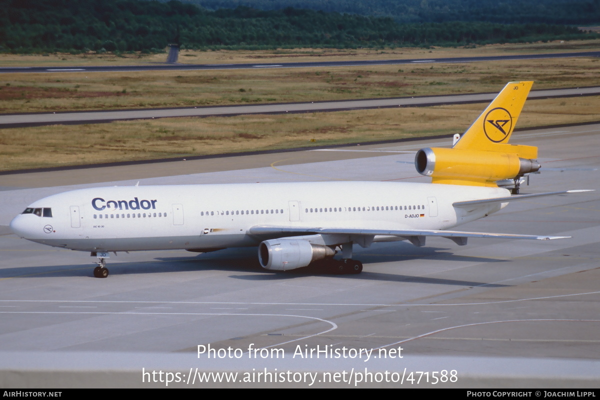 Aircraft Photo of D-ADJO | McDonnell Douglas DC-10-30 | Condor Flugdienst | AirHistory.net #471588