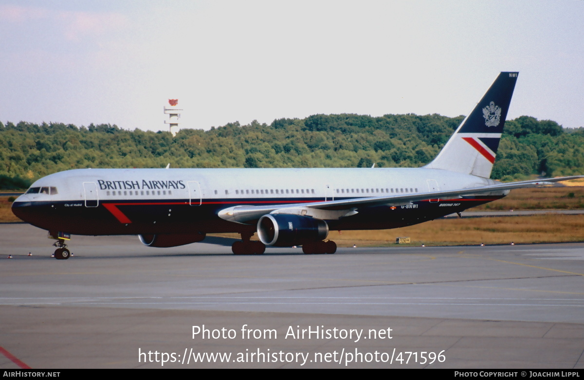 Aircraft Photo of G-BNWI | Boeing 767-336/ER | British Airways | AirHistory.net #471596