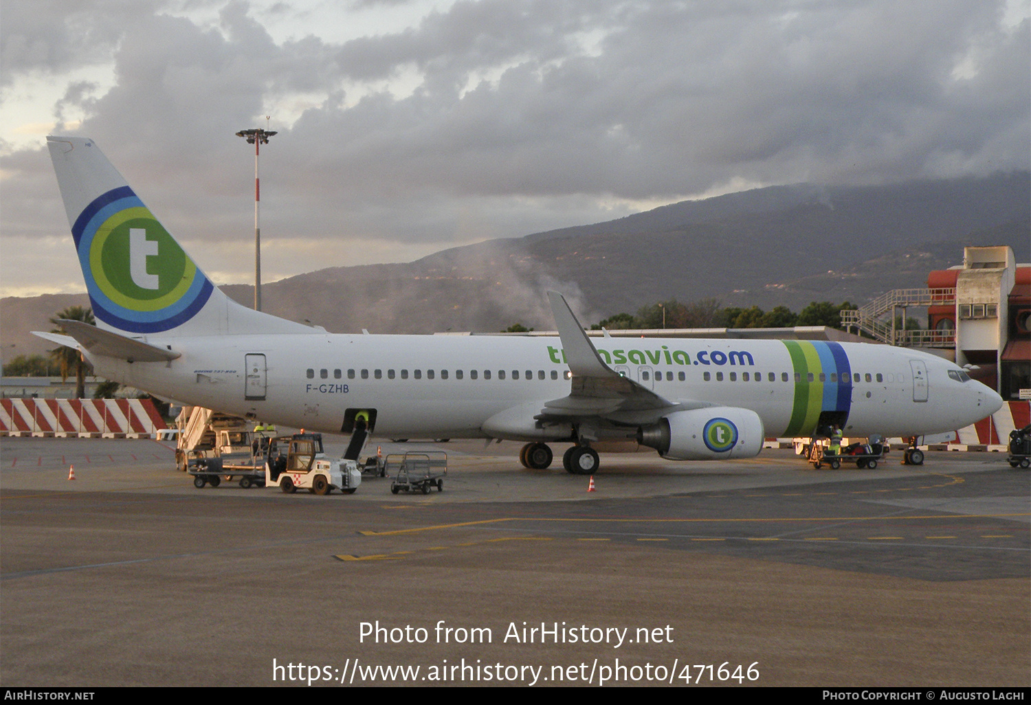 Aircraft Photo of F-GZHB | Boeing 737-8GJ | Transavia | AirHistory.net #471646